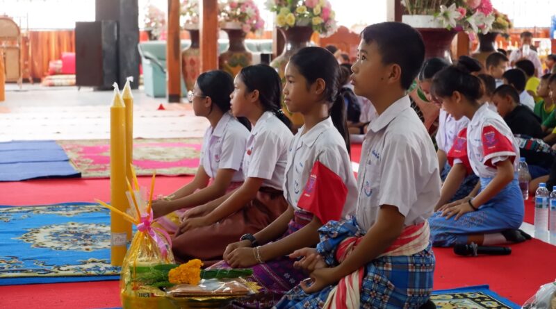 วันศุกร์ที่ 19 กรกฎาคม พ.ศ. 2567 กิจกรรมทำบุญถวายเทียนพรรษา จตุปัจจัยแด่พระภิกษุสงฆ์  เนื่องในวันอาสาฬหบูชาและวันเข้าพรรษา ประจำปี 2567